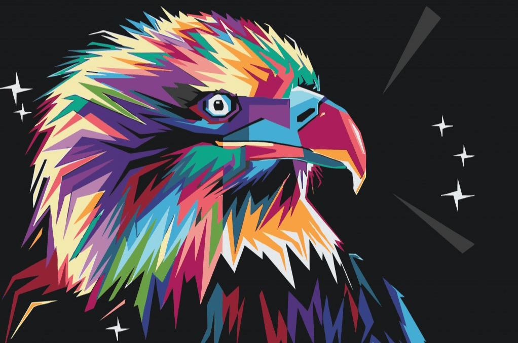 Diamond Painting - Vecteur aigle - SEOS Shop ®