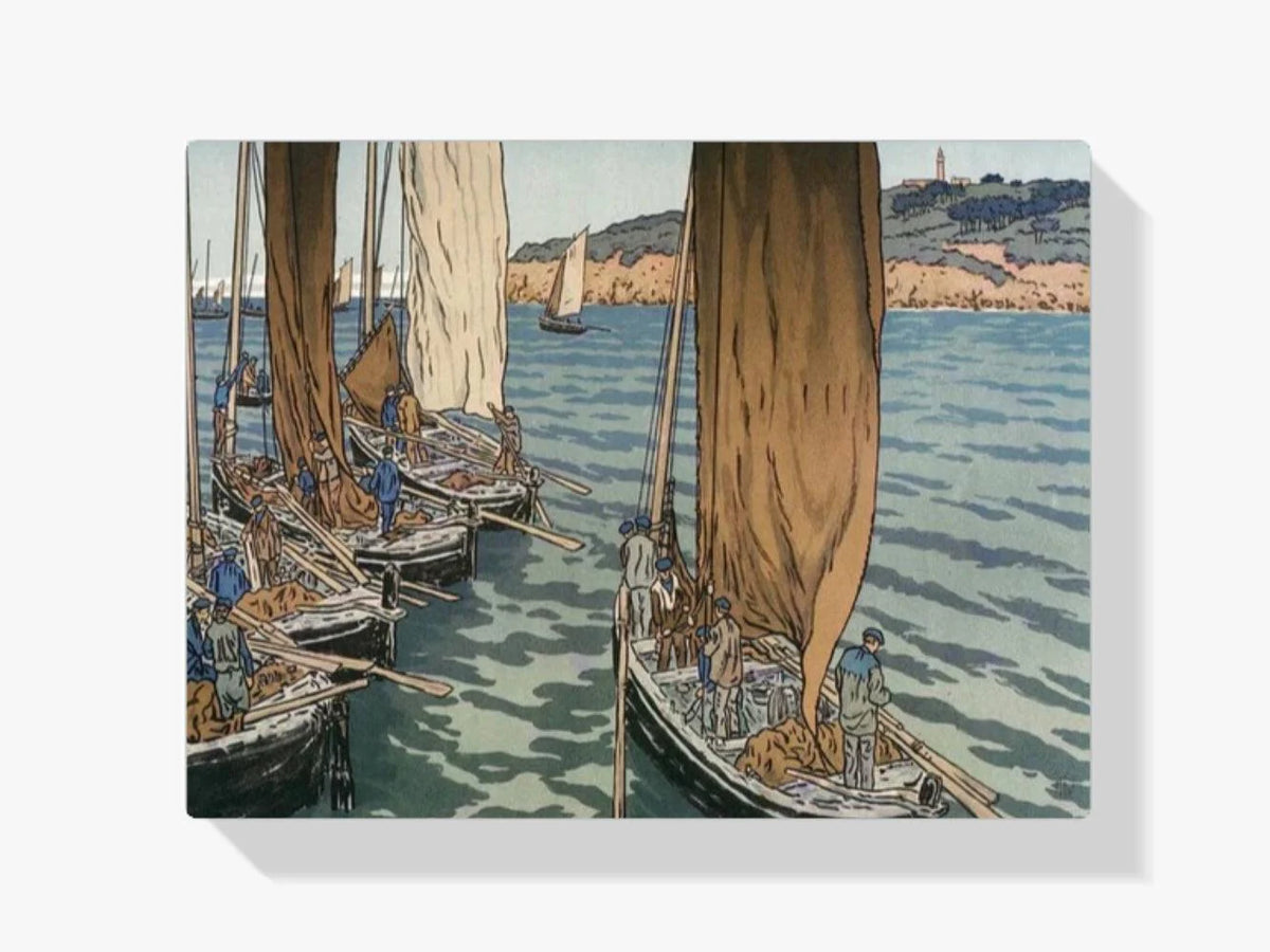 Diamond Painting - Départ des bateaux à Tréboul - SEOS Shop ®