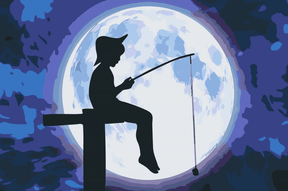 Diamond Painting - Poissons sous la pleine lune - SEOS Shop ®
