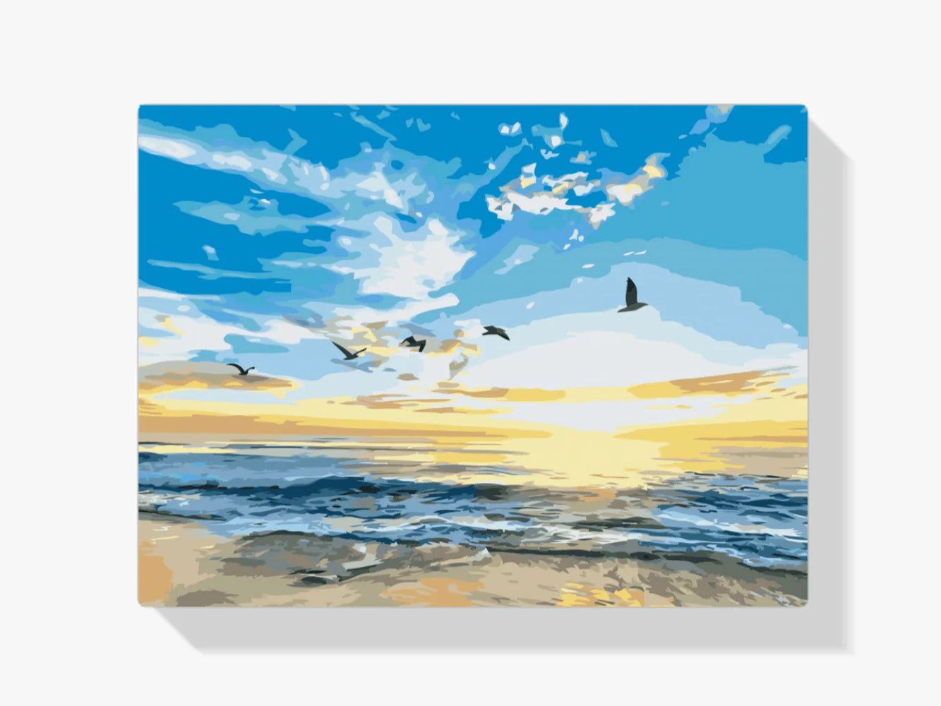 Diamond Painting - Oiseaux volant au-dessus de la mer - SEOS Shop ®