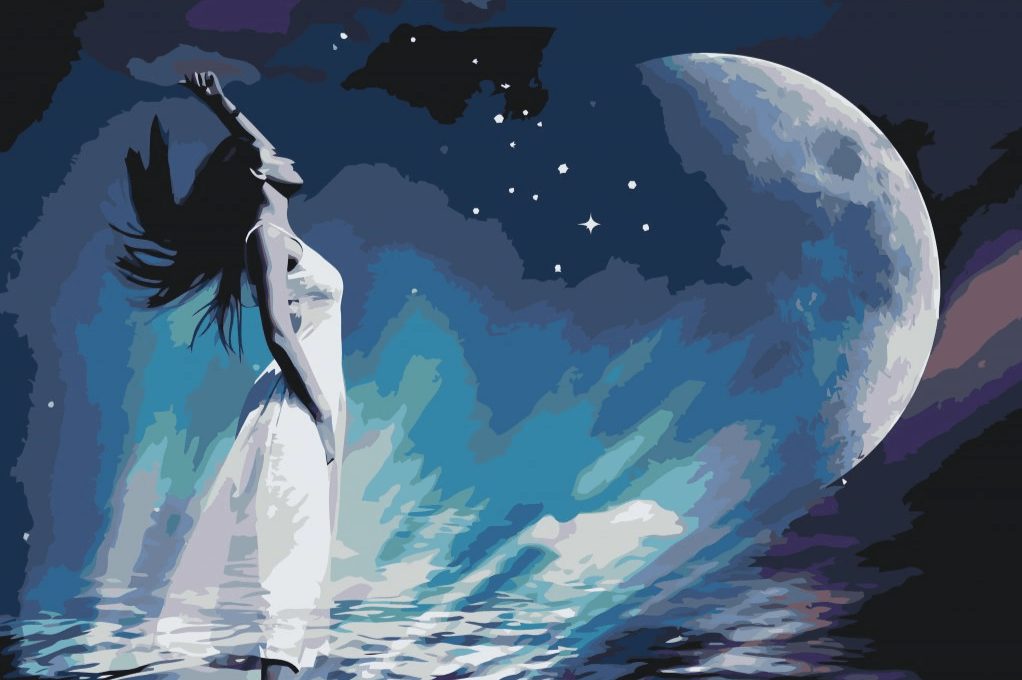 Diamond Painting - Femme dans l'espace - SEOS Shop ®