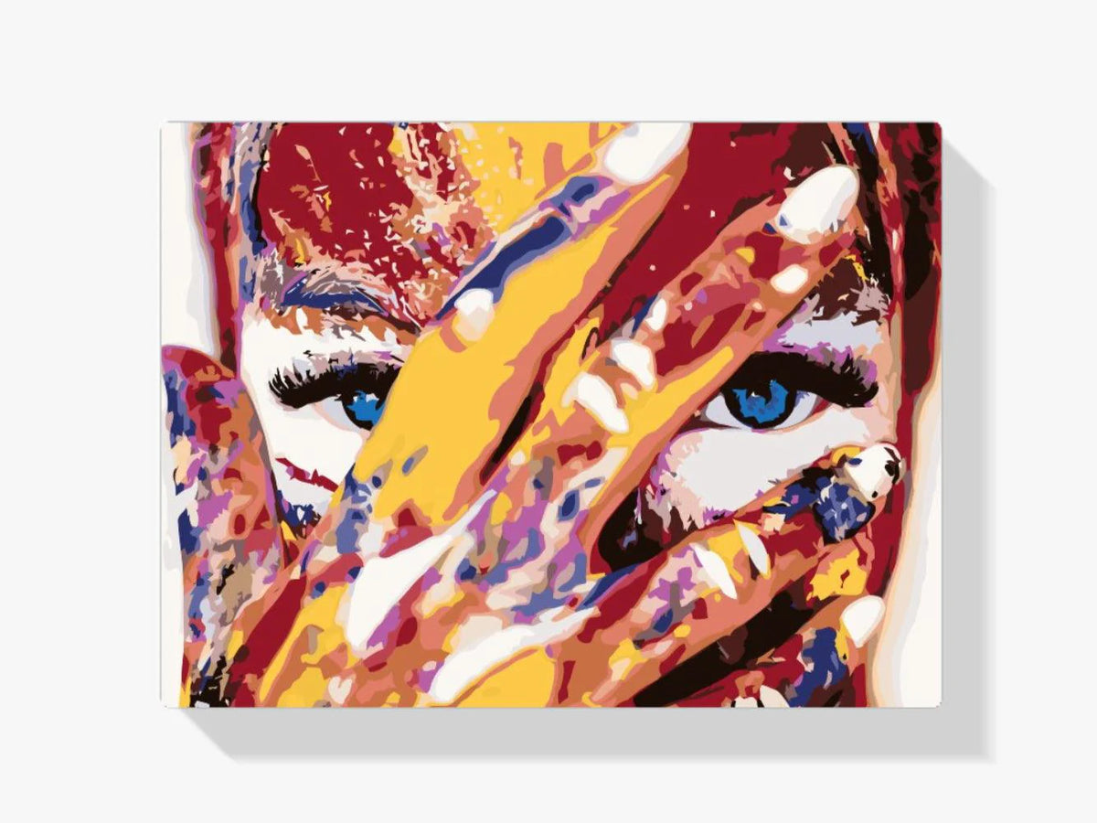 Diamond Painting - Femme aux yeux bleus - SEOS Shop ®