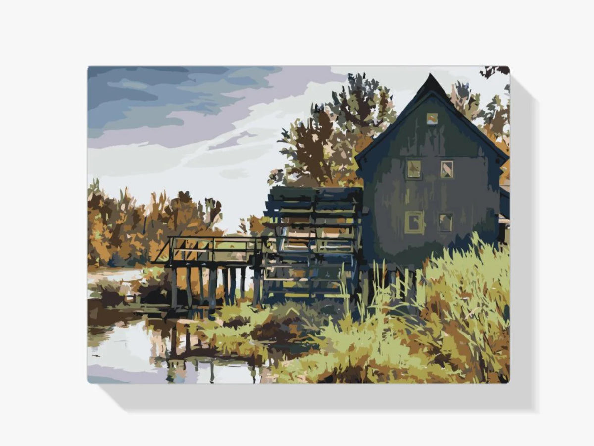 Diamond Painting - Moulin à eau - SEOS Shop ®