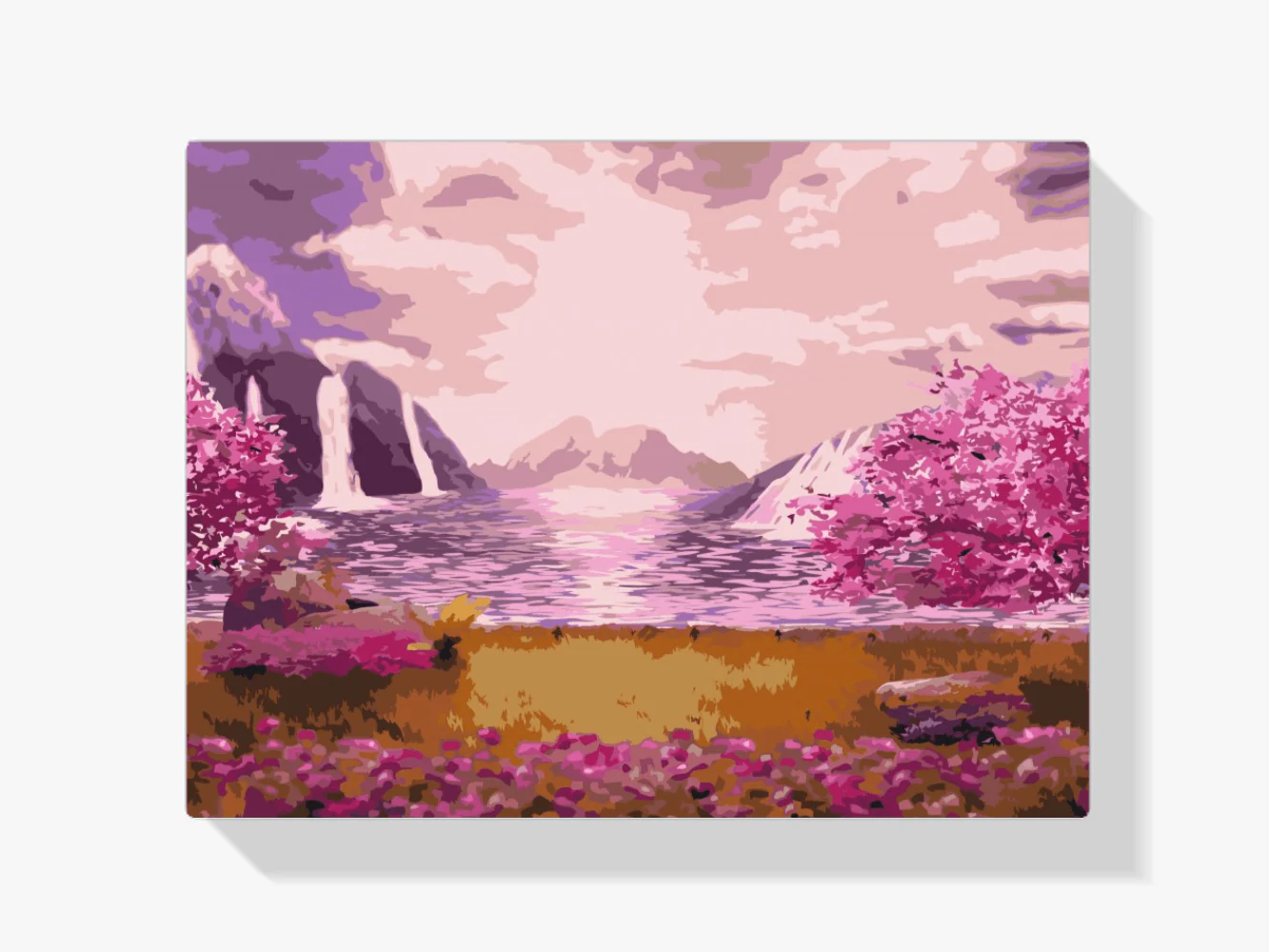 Diamond Painting - Cascade dans le jardin de roses - SEOS Shop ®