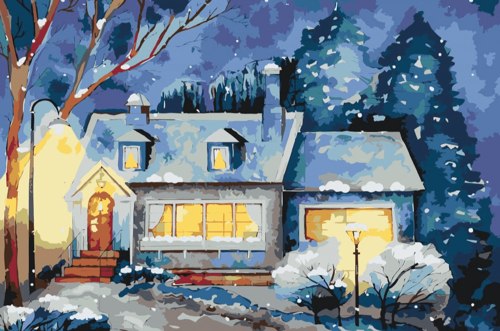 Diamond Painting - Paysage d'hiver - SEOS Shop ®