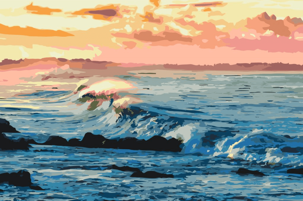 Diamond Painting - Les vagues - SEOS Shop ®