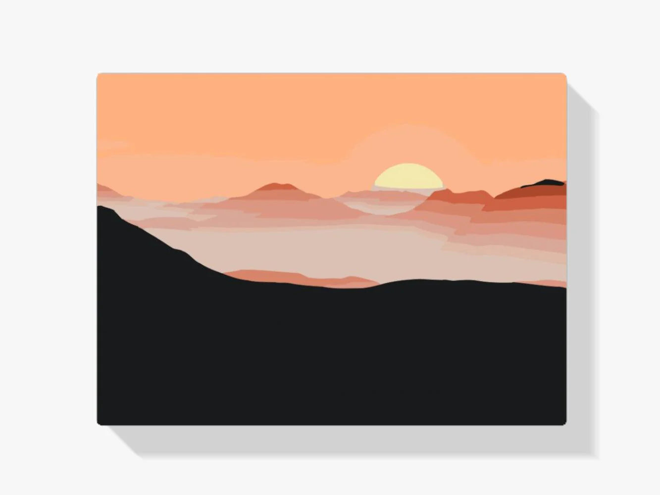 Diamond Painting - Soleil dans les montagnes - SEOS Shop ®