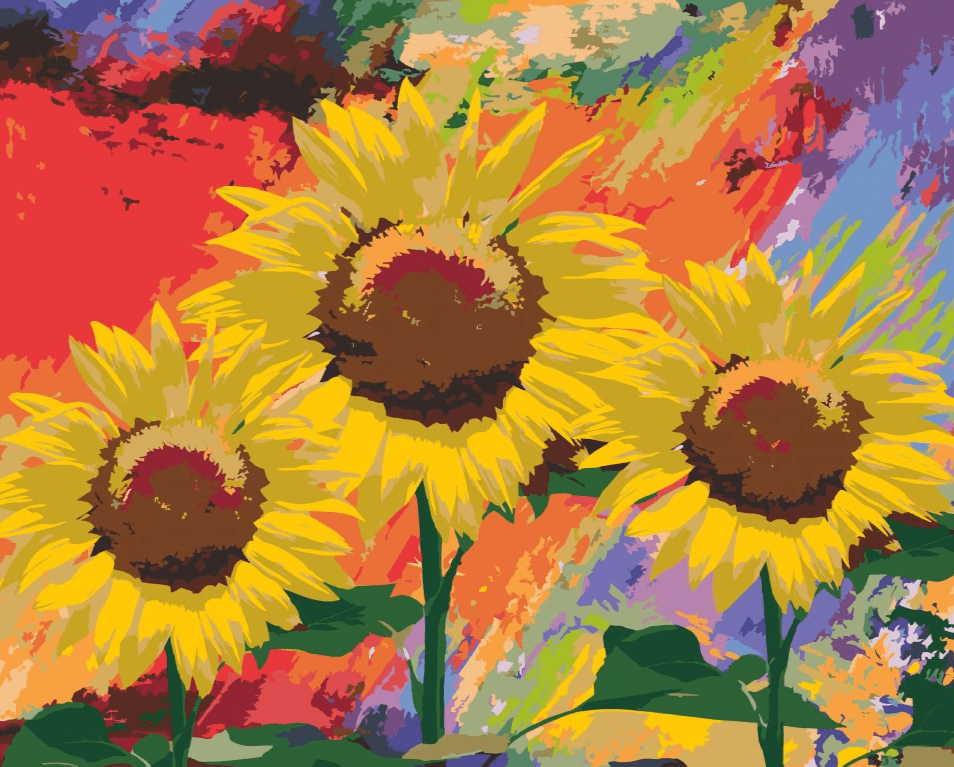 Diamond Painting - Tournesols dans le studio - SEOS Shop ®