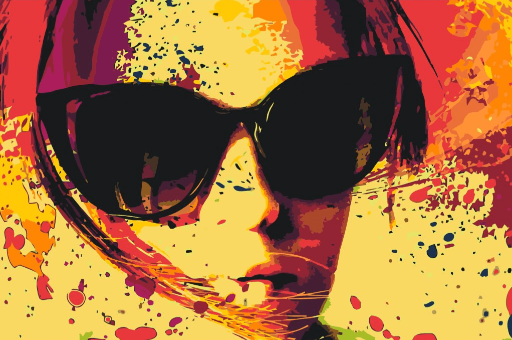 Diamond Painting - Lunettes de soleil en jaune - SEOS Shop ®