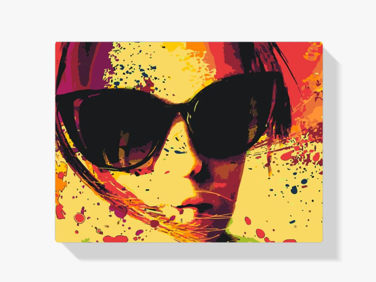 Diamond Painting - Lunettes de soleil en jaune - SEOS Shop ®