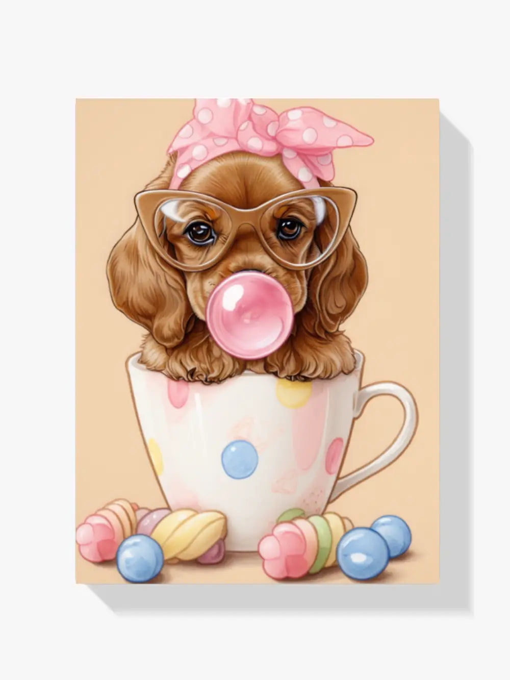 Diamond Painting - Chien en gomme à mâcher - SEOS Shop ®