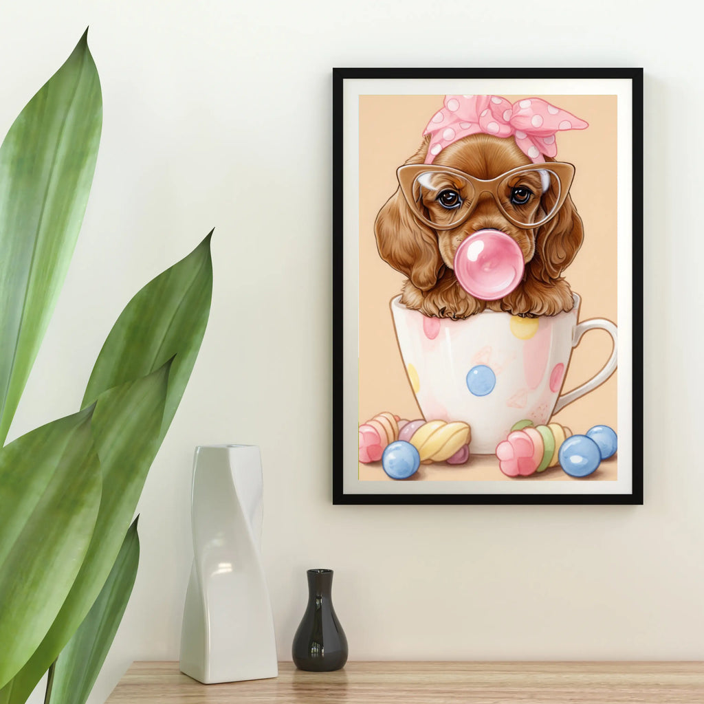 Diamond Painting - Chien en gomme à mâcher - SEOS Shop ®