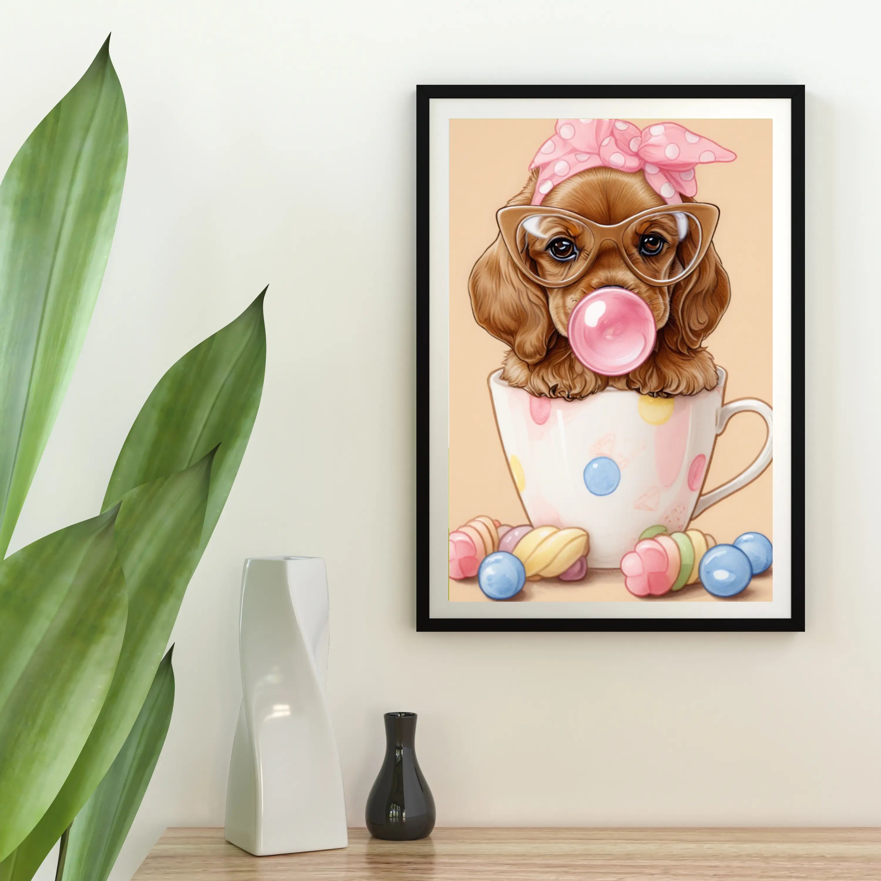 Diamond Painting - Chien en gomme à mâcher - SEOS Shop ®