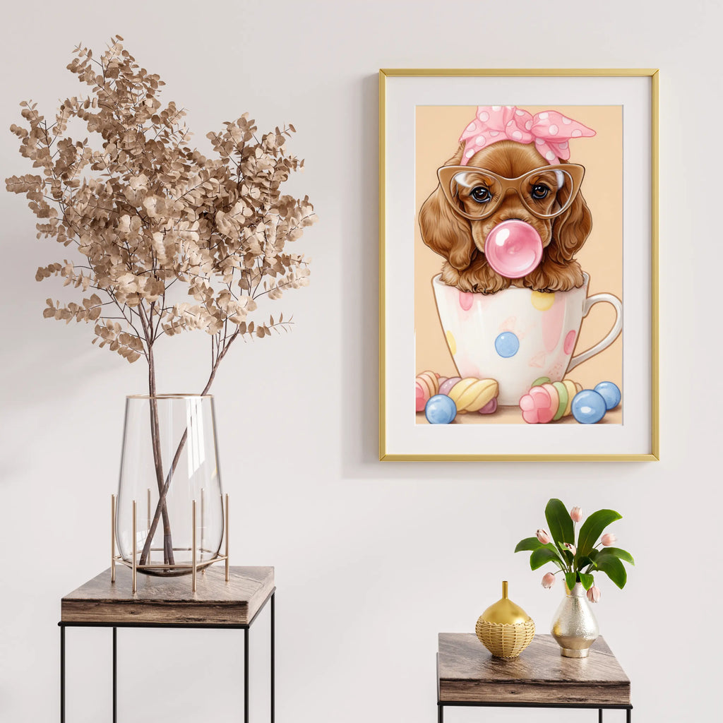 Diamond Painting - Chien en gomme à mâcher - SEOS Shop ®