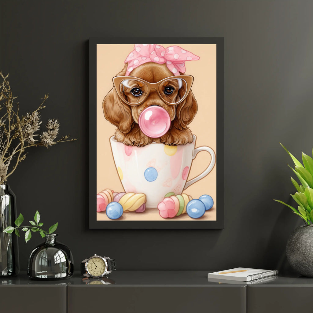 Diamond Painting - Chien en gomme à mâcher - SEOS Shop ®