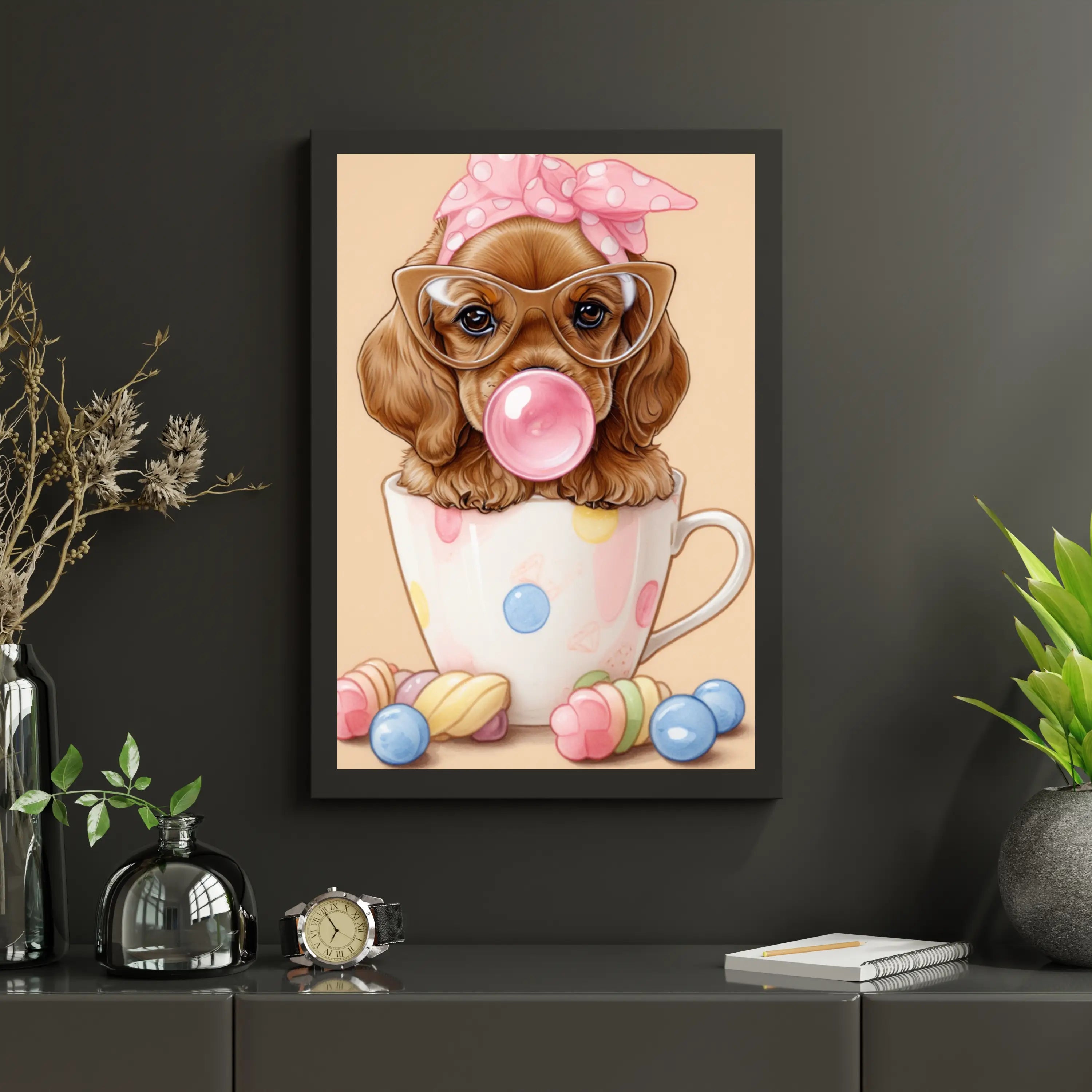 Diamond Painting - Chien en gomme à mâcher - SEOS Shop ®