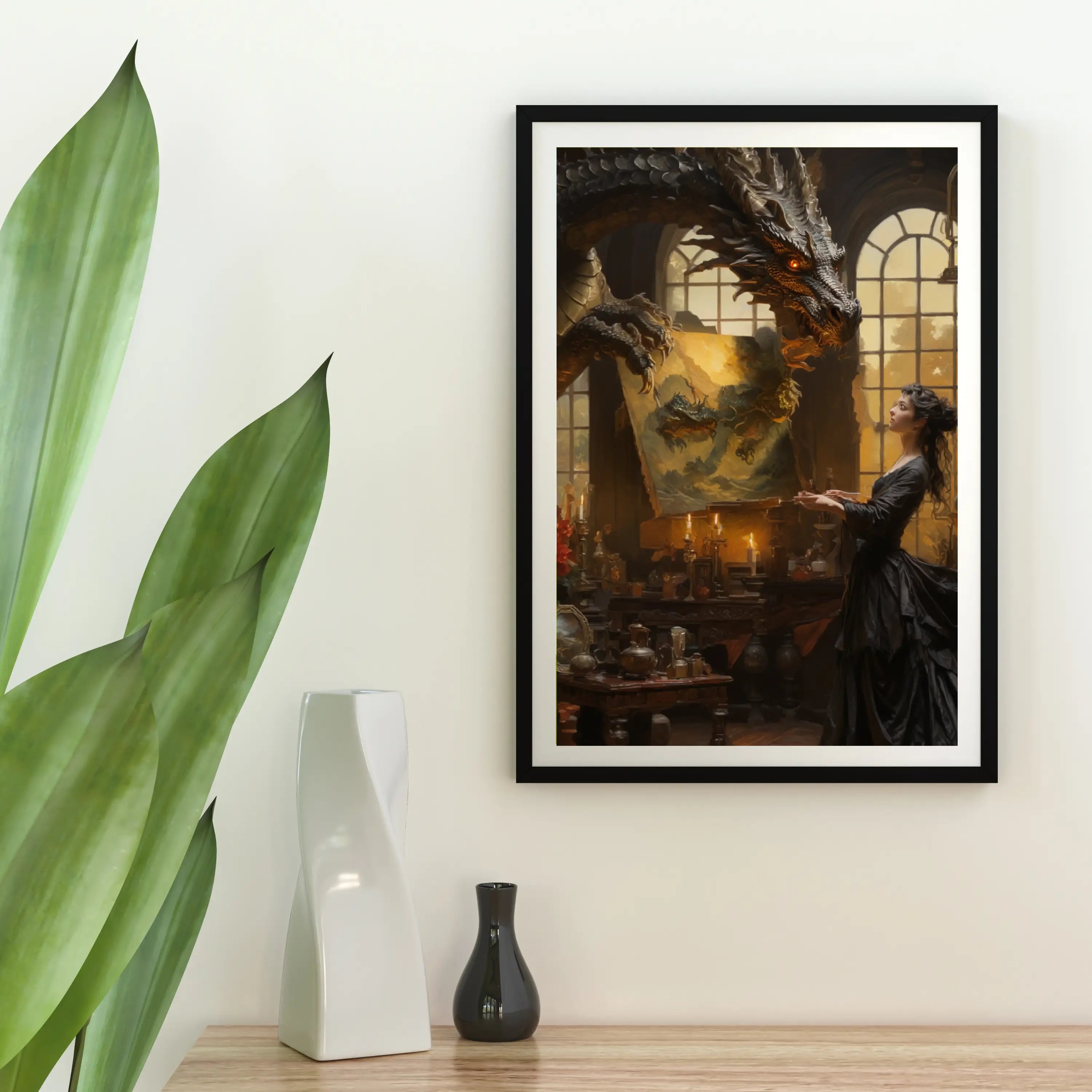 Diamond Painting - Dragon et le peintre - SEOS Shop ®