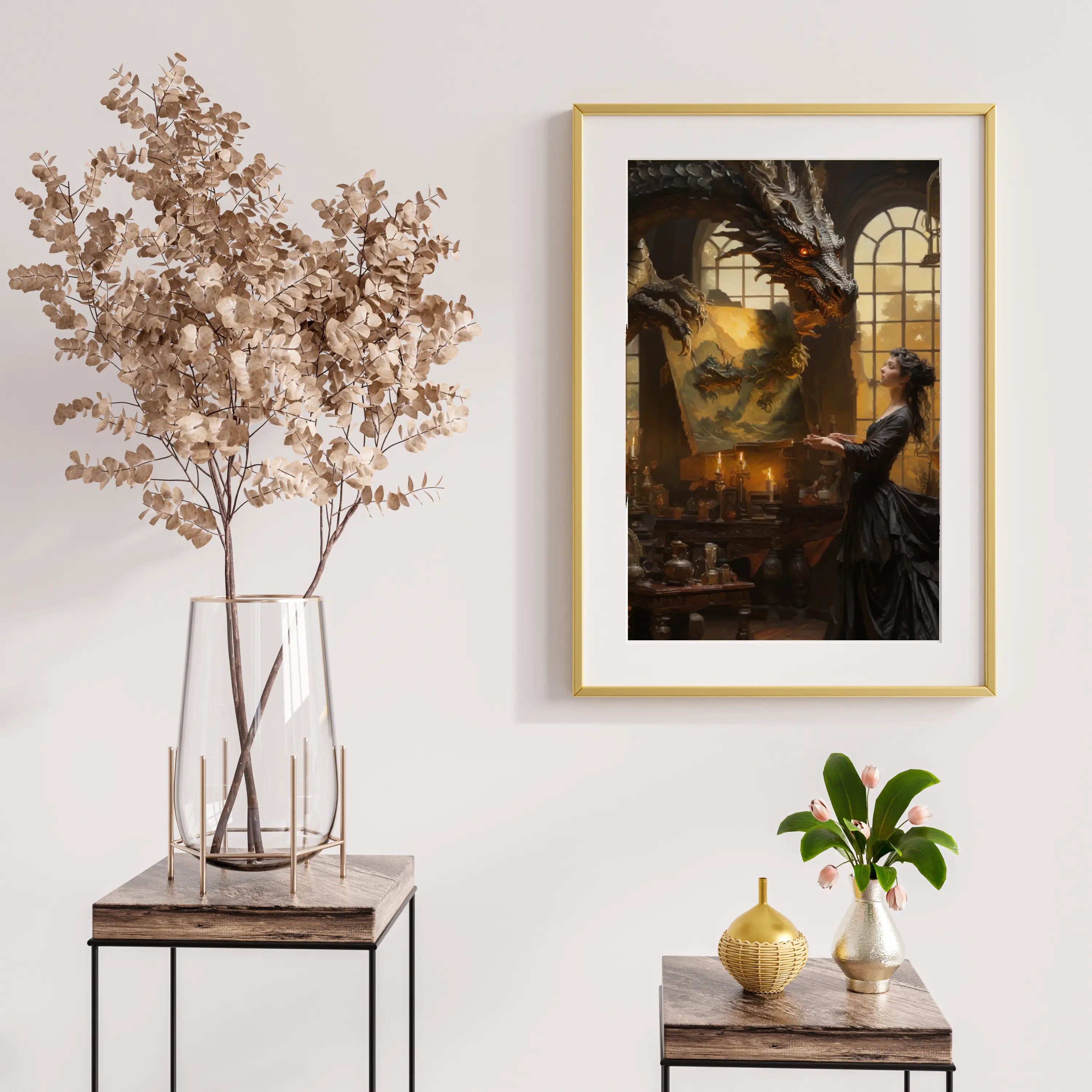 Diamond Painting - Dragon et le peintre - SEOS Shop ®