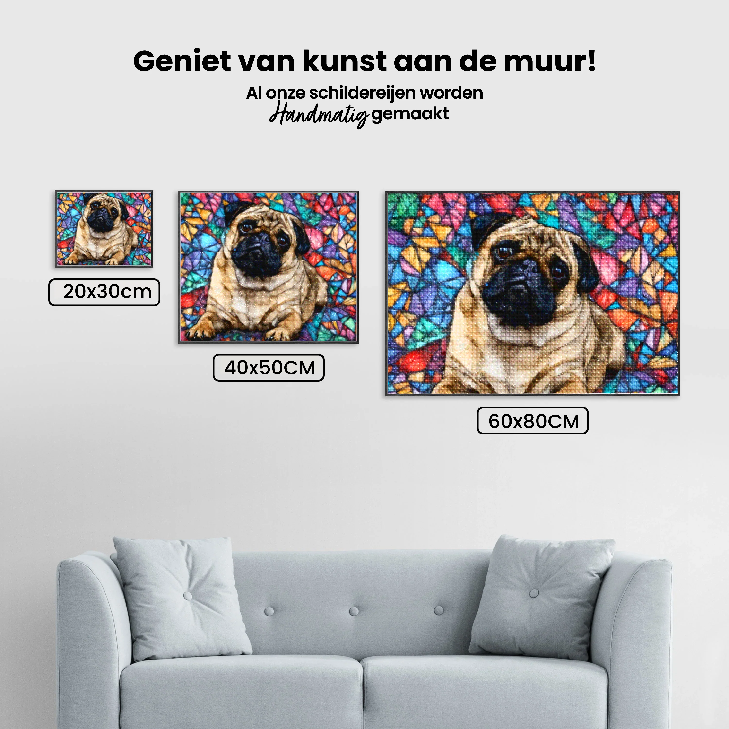 Diamond Painting - Verre teinté bouledogue - SEOS Shop ®