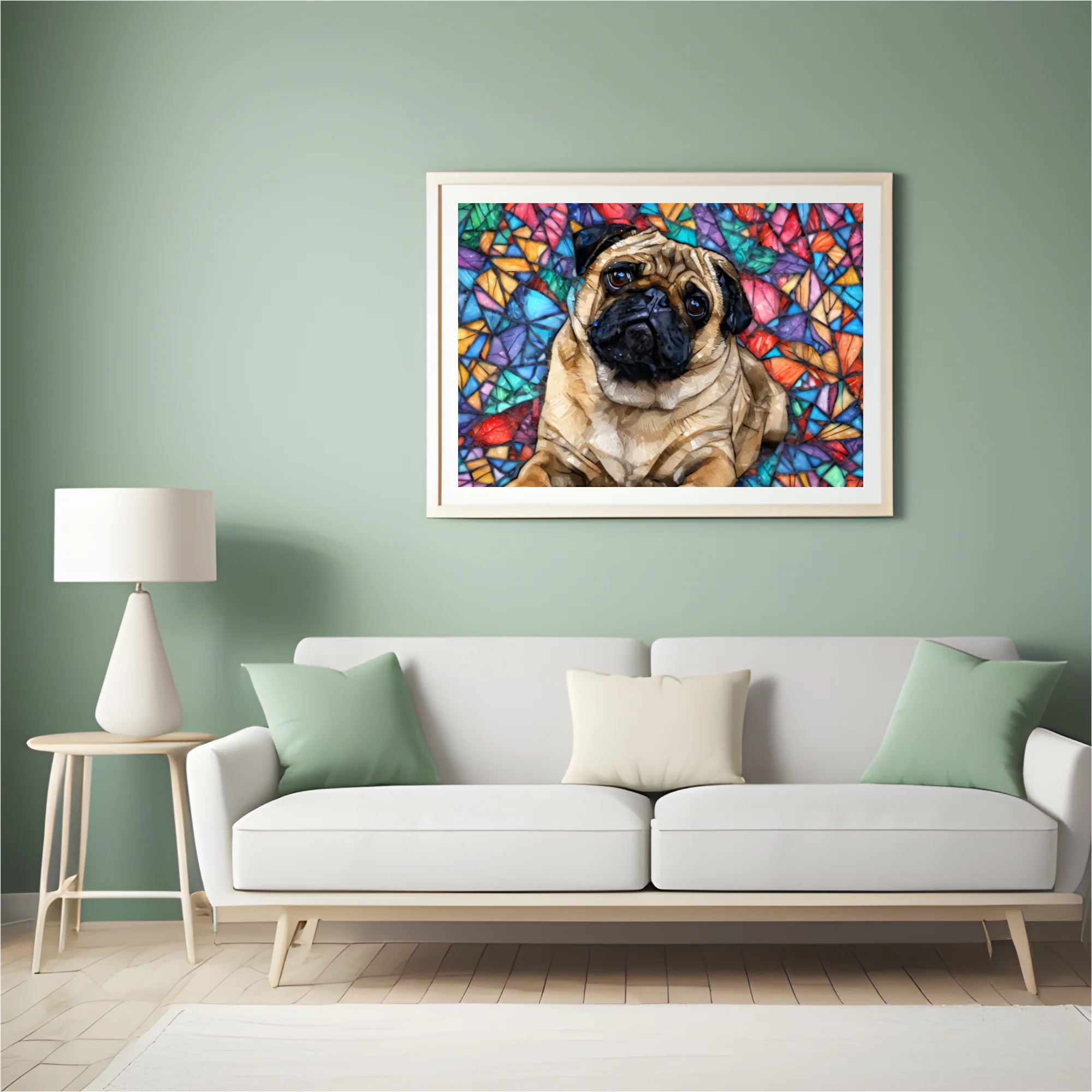 Diamond Painting - Verre teinté bouledogue - SEOS Shop ®