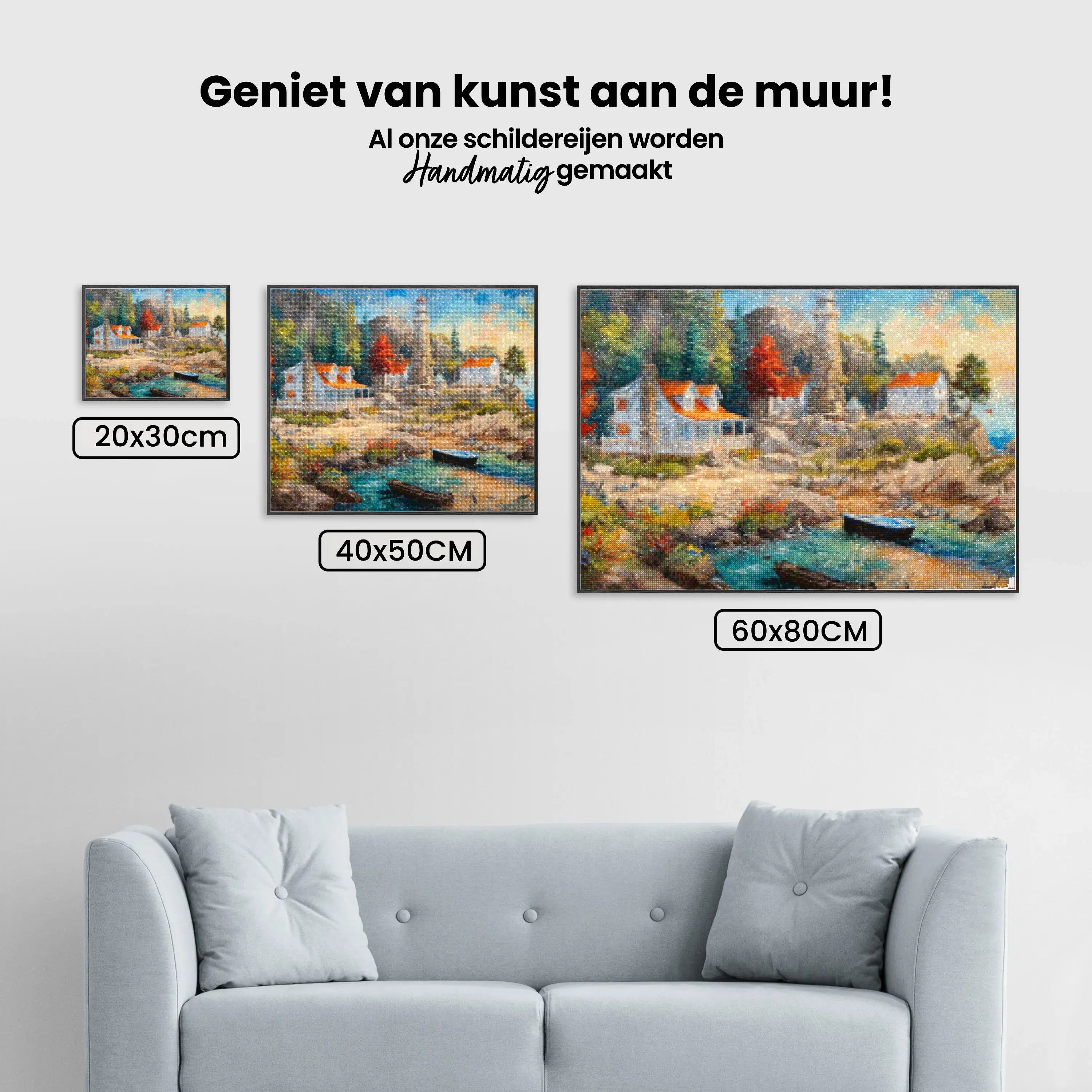 Diamond Painting - Maison au bord d'une rive - SEOS Shop ®