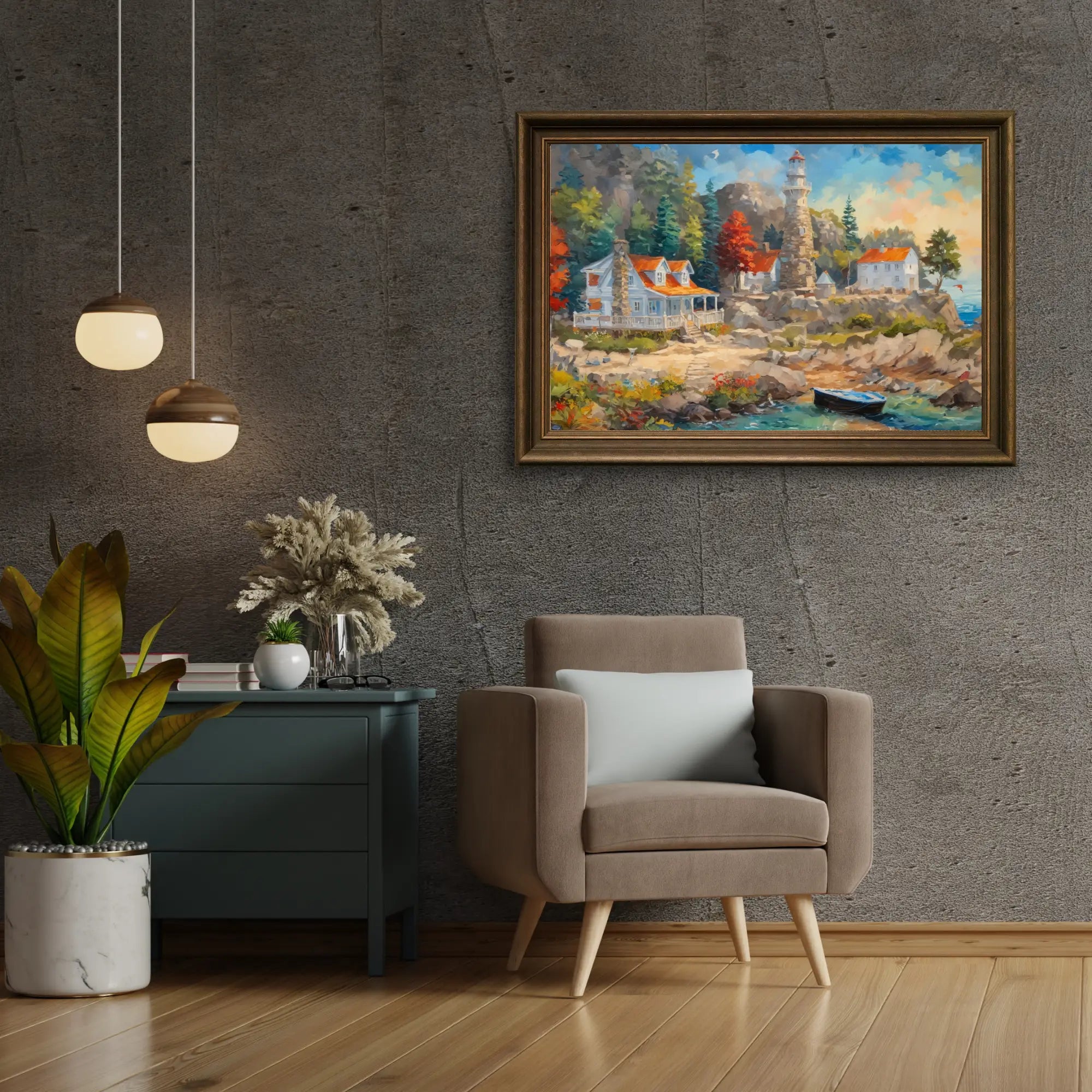 Diamond Painting - Maison au bord d'une rive - SEOS Shop ®