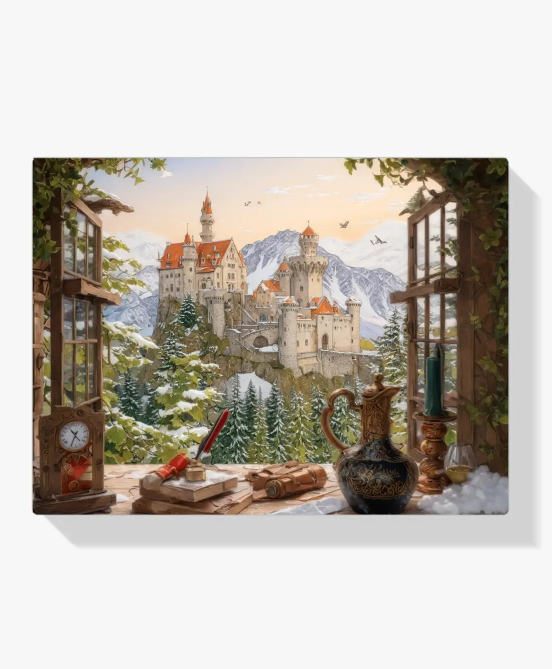 Diamond Painting - Château sur la montagne - SEOS Shop ®