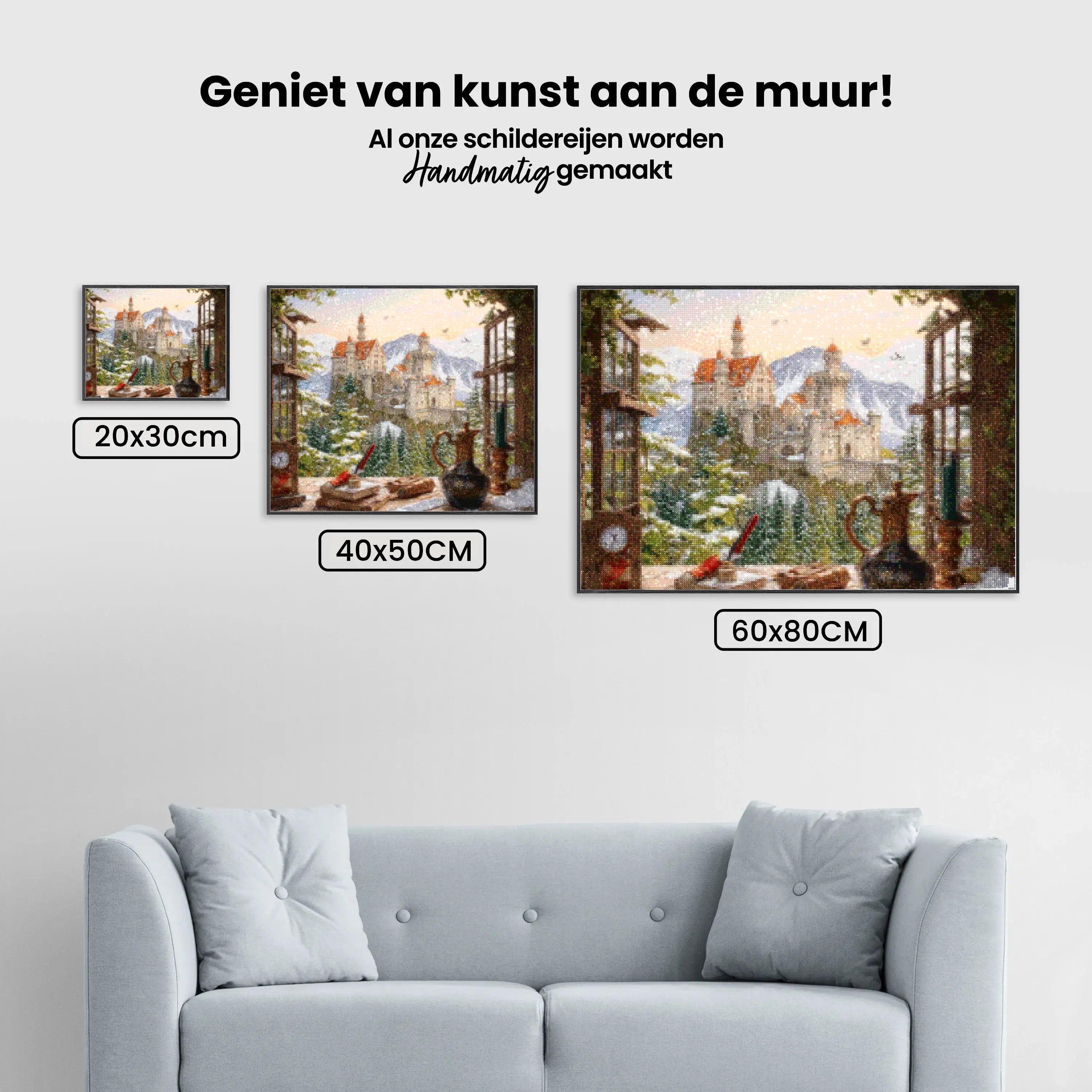 Diamond Painting - Château sur la montagne - SEOS Shop ®