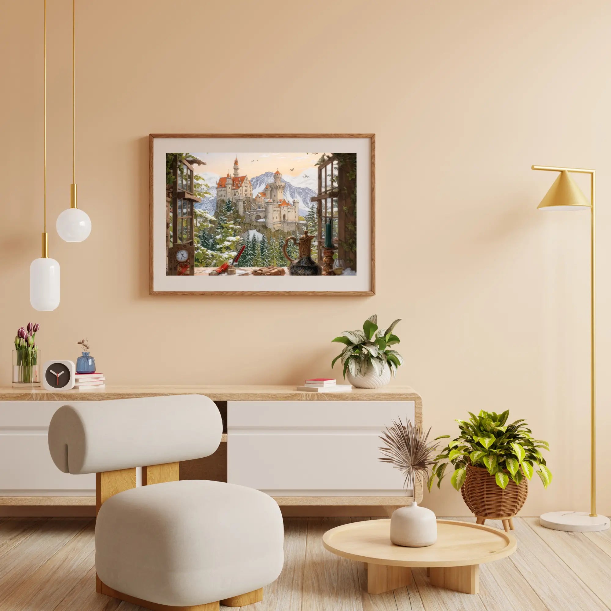 Diamond Painting - Château sur la montagne - SEOS Shop ®