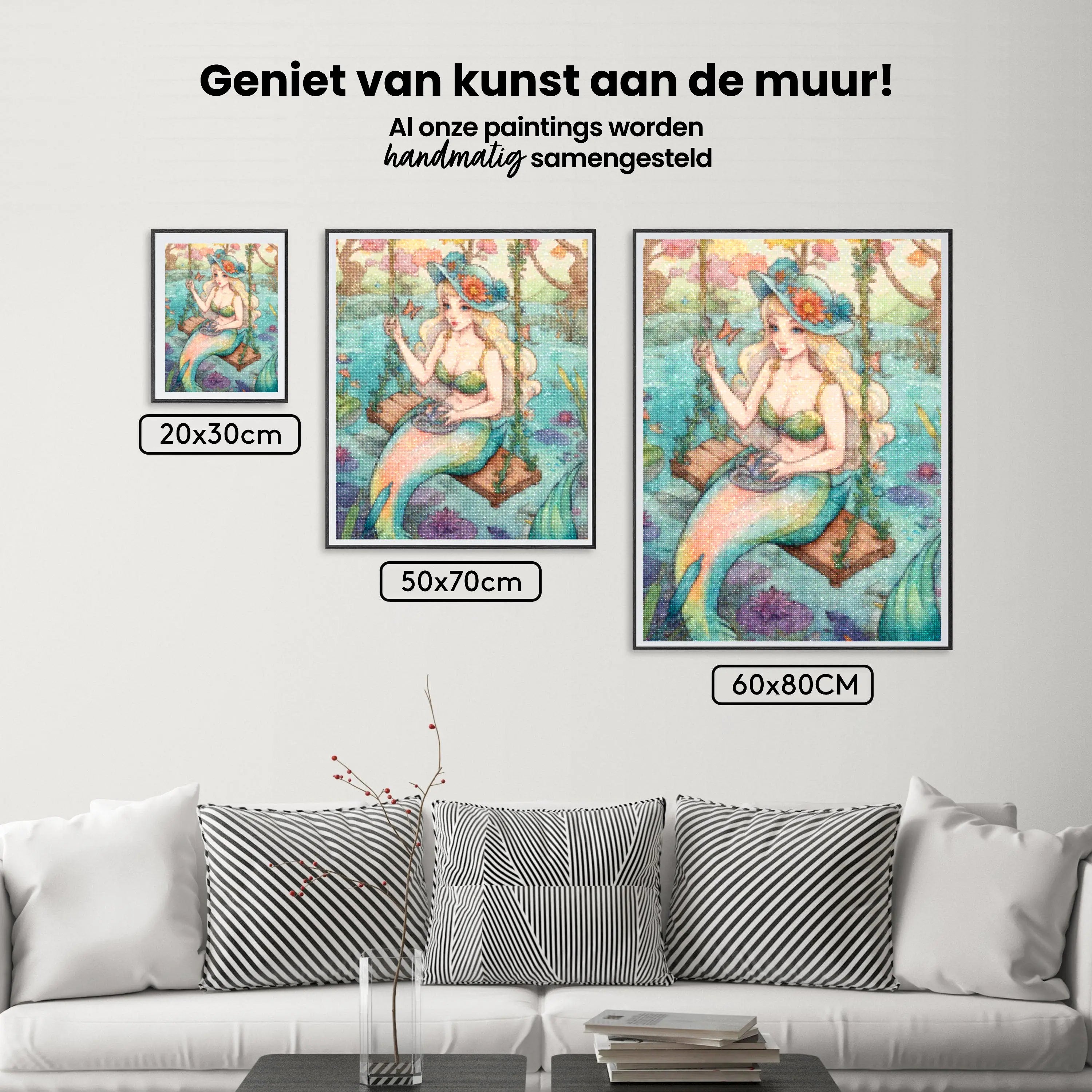 Diamond Painting - Sirène sur une balançoire - SEOS Shop ®