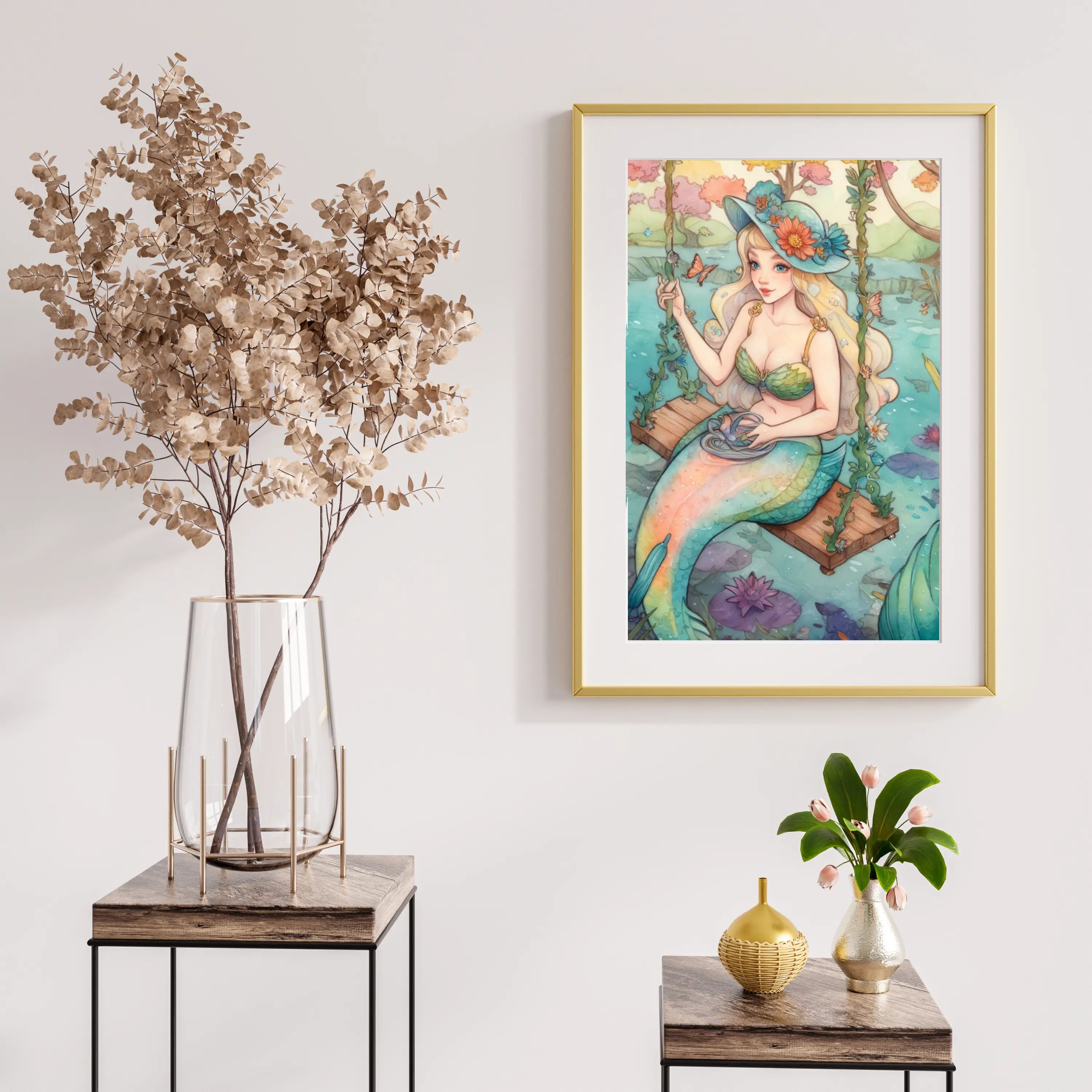 Diamond Painting - Sirène sur une balançoire - SEOS Shop ®