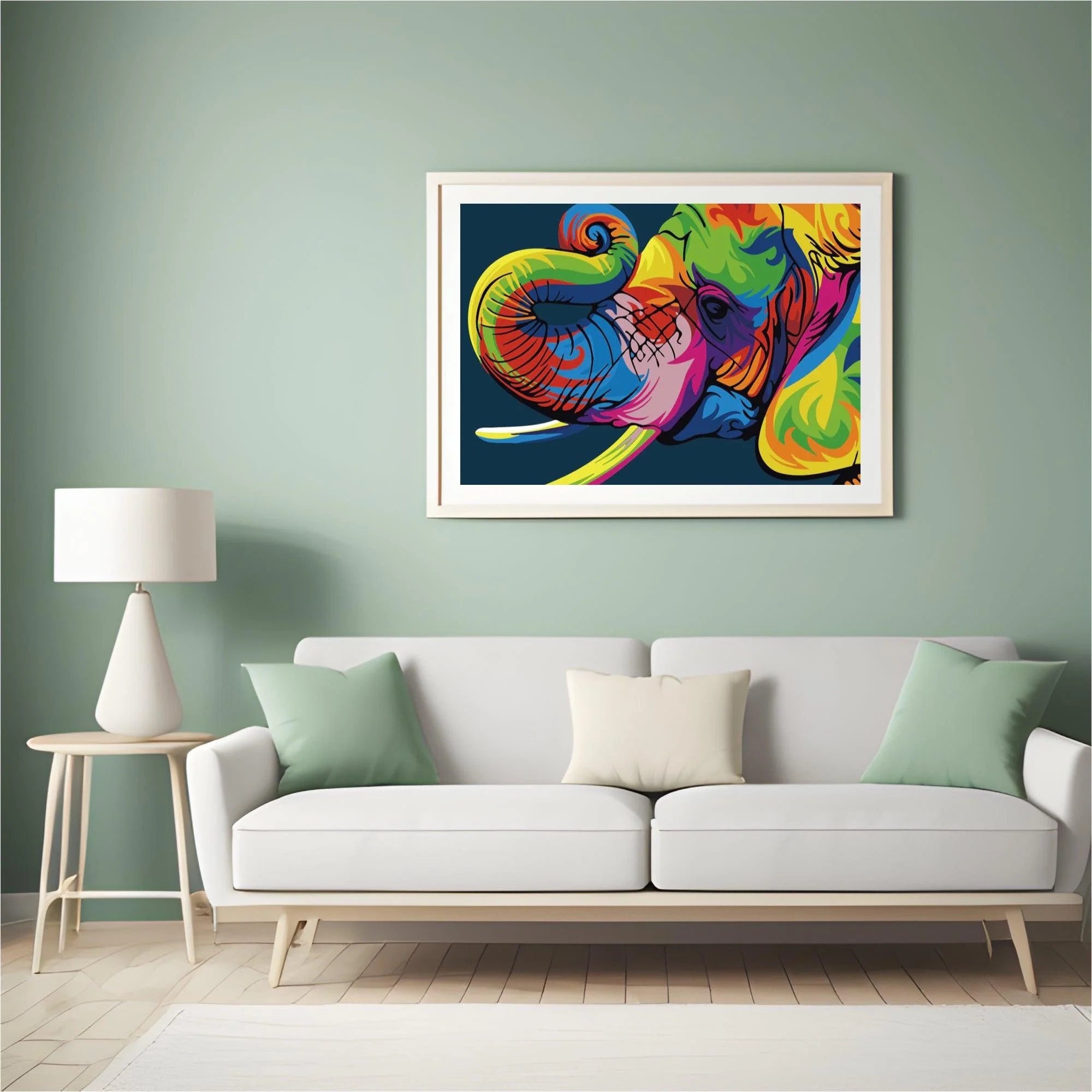 Diamond Painting - Éléphant Abstrait - SEOS®