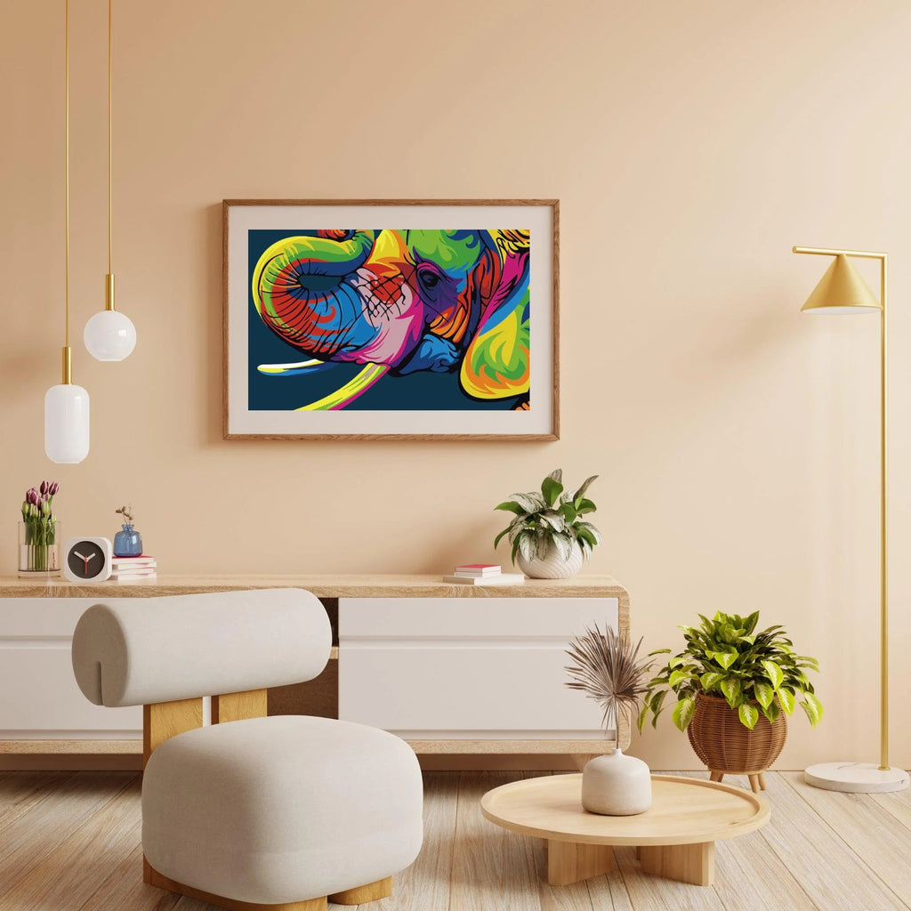 Diamond Painting - Éléphant Abstrait - SEOS®