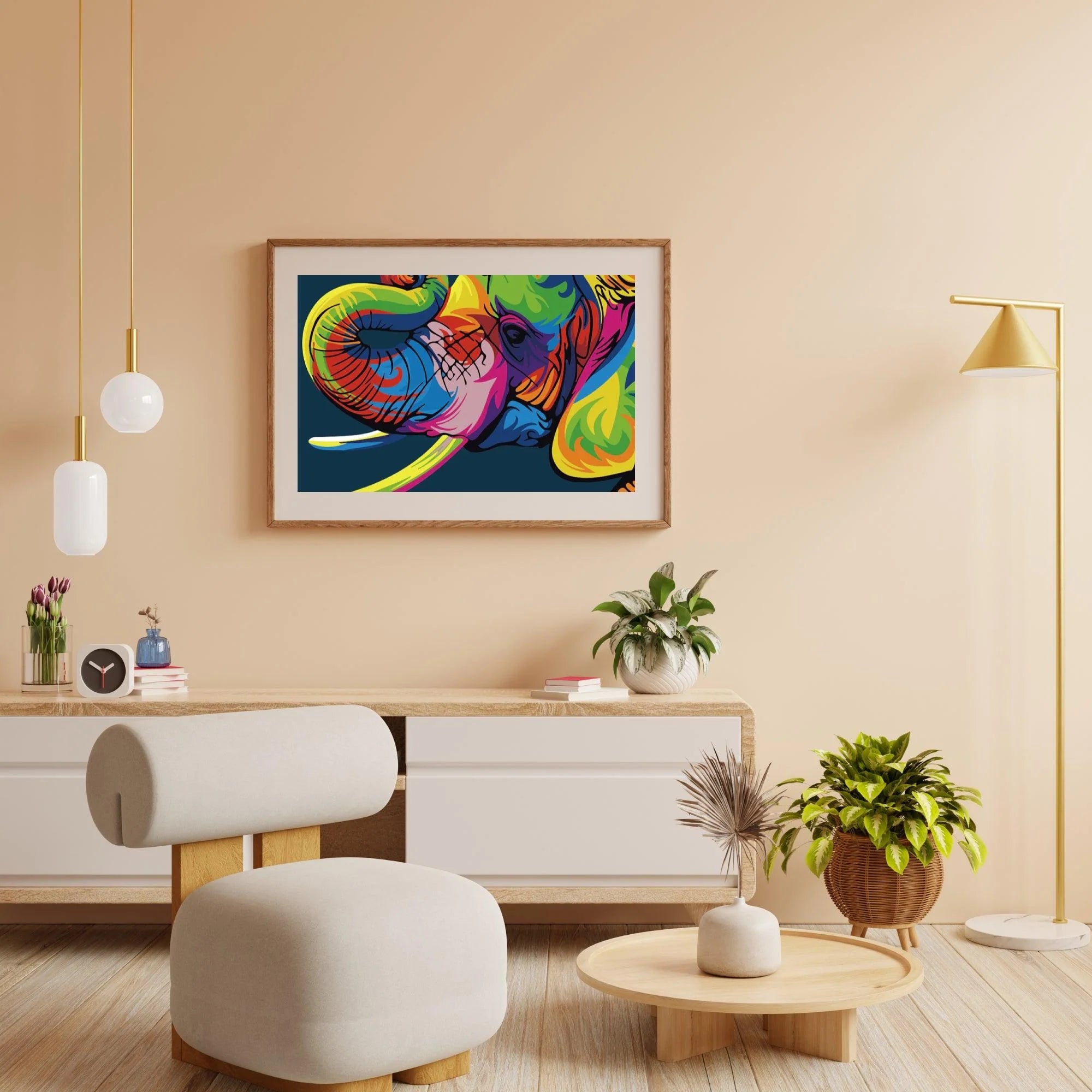 Diamond Painting - Éléphant Abstrait - SEOS®