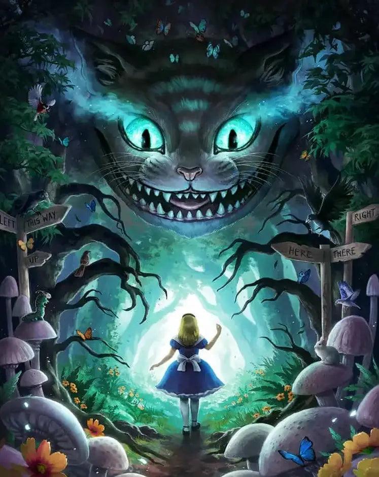 Diamond Painting - Alice entre dans le pays des merveilles