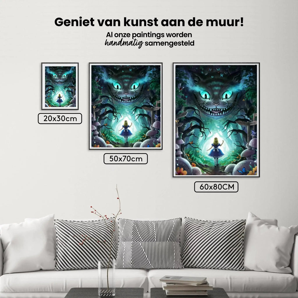 Diamond Painting - Alice entre dans le pays des merveilles