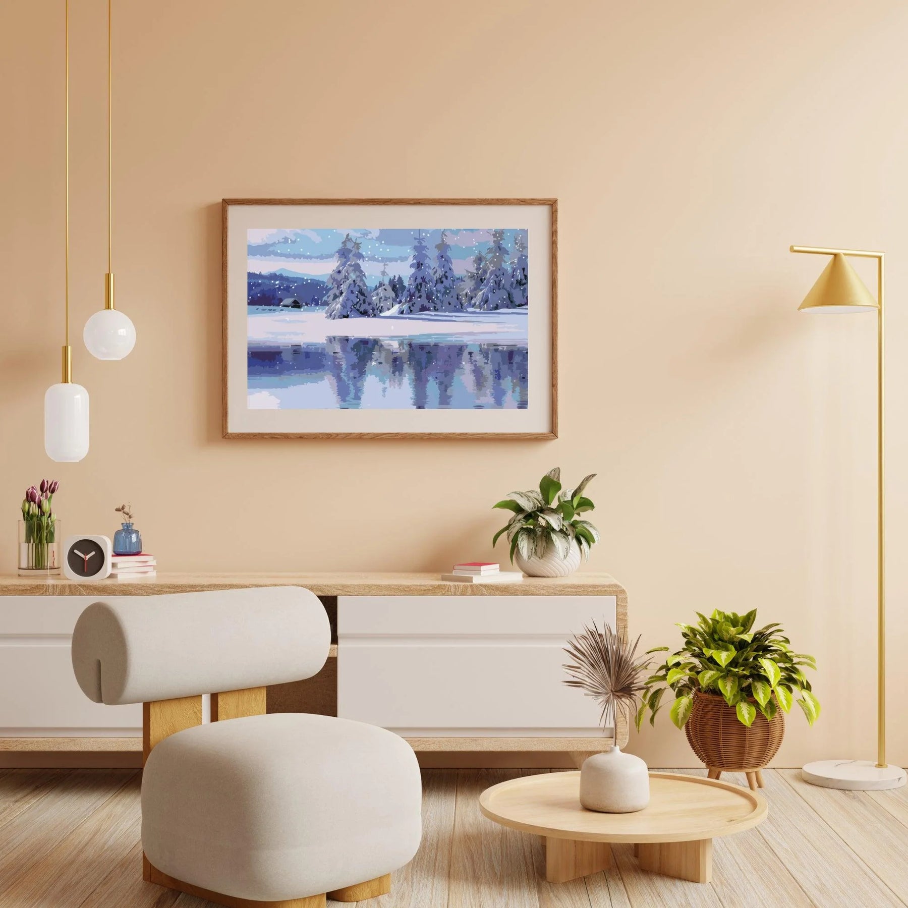 Diamond Painting - Paysage enneigé - SEOS Shop ®