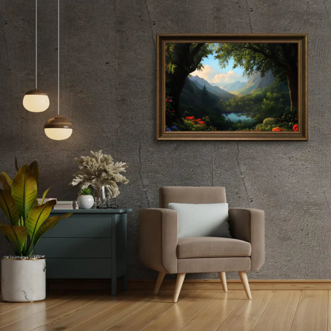 Diamond Painting - Forêt enchantée de fleurs