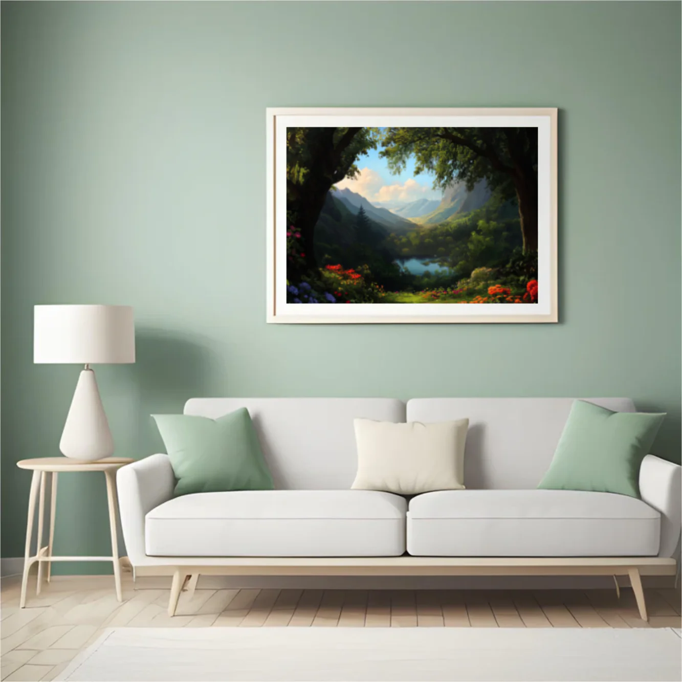 Diamond Painting - Forêt enchantée de fleurs