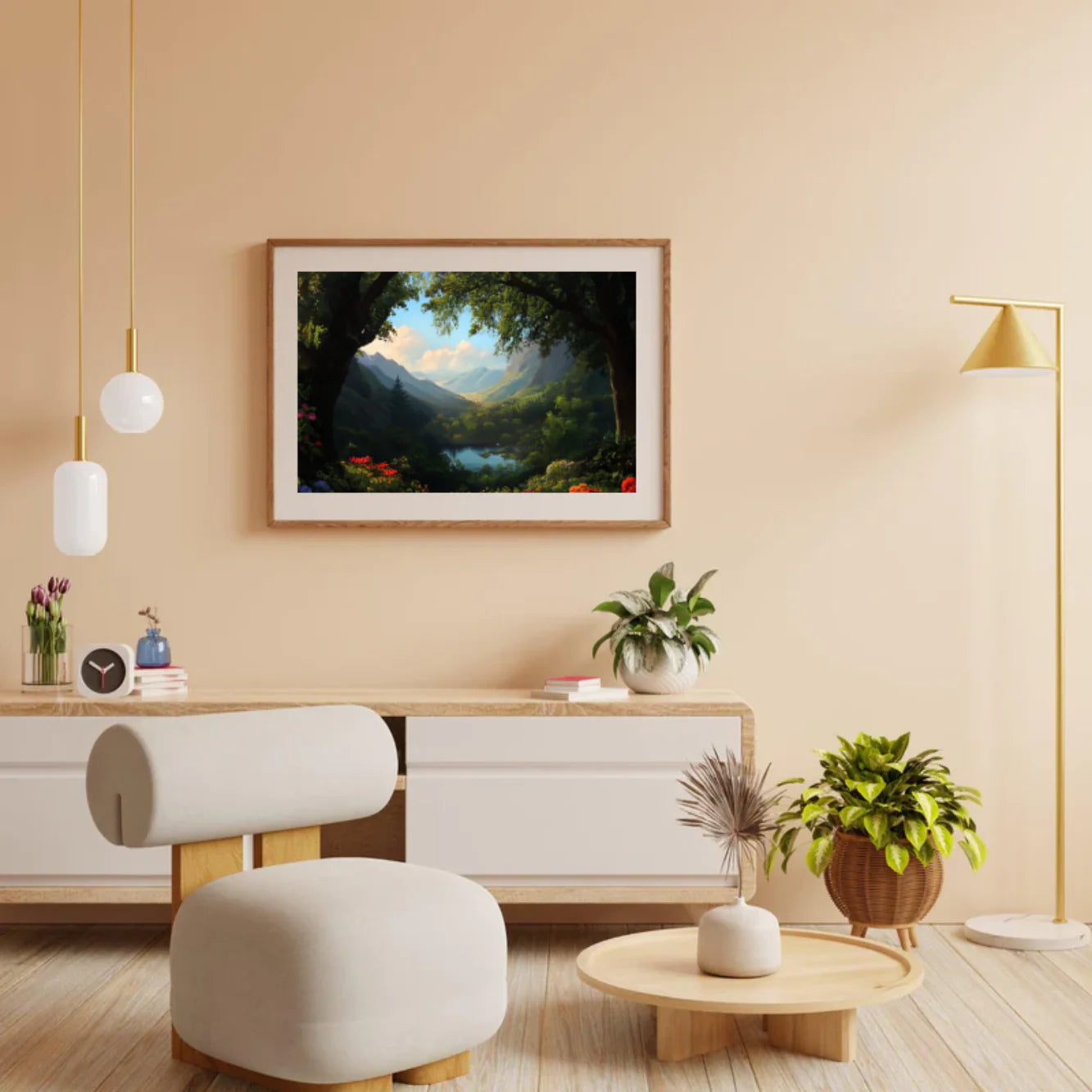 Diamond Painting - Forêt enchantée de fleurs