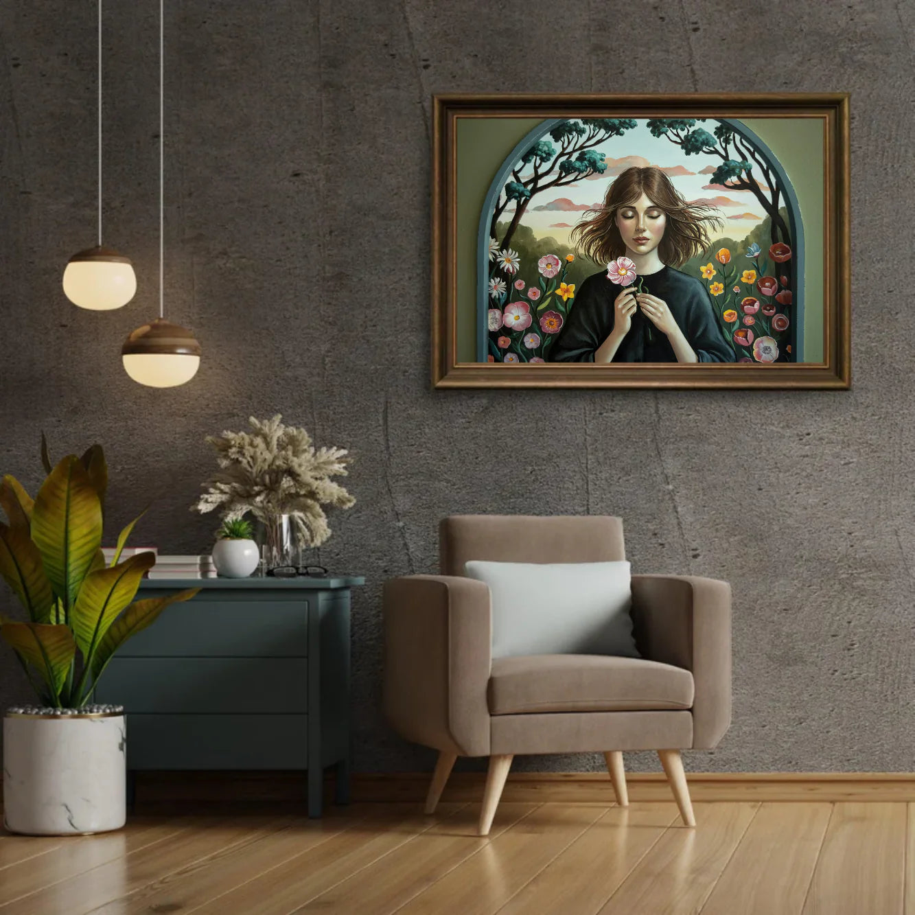 Diamond Painting - Rêve de pétales de fleurs