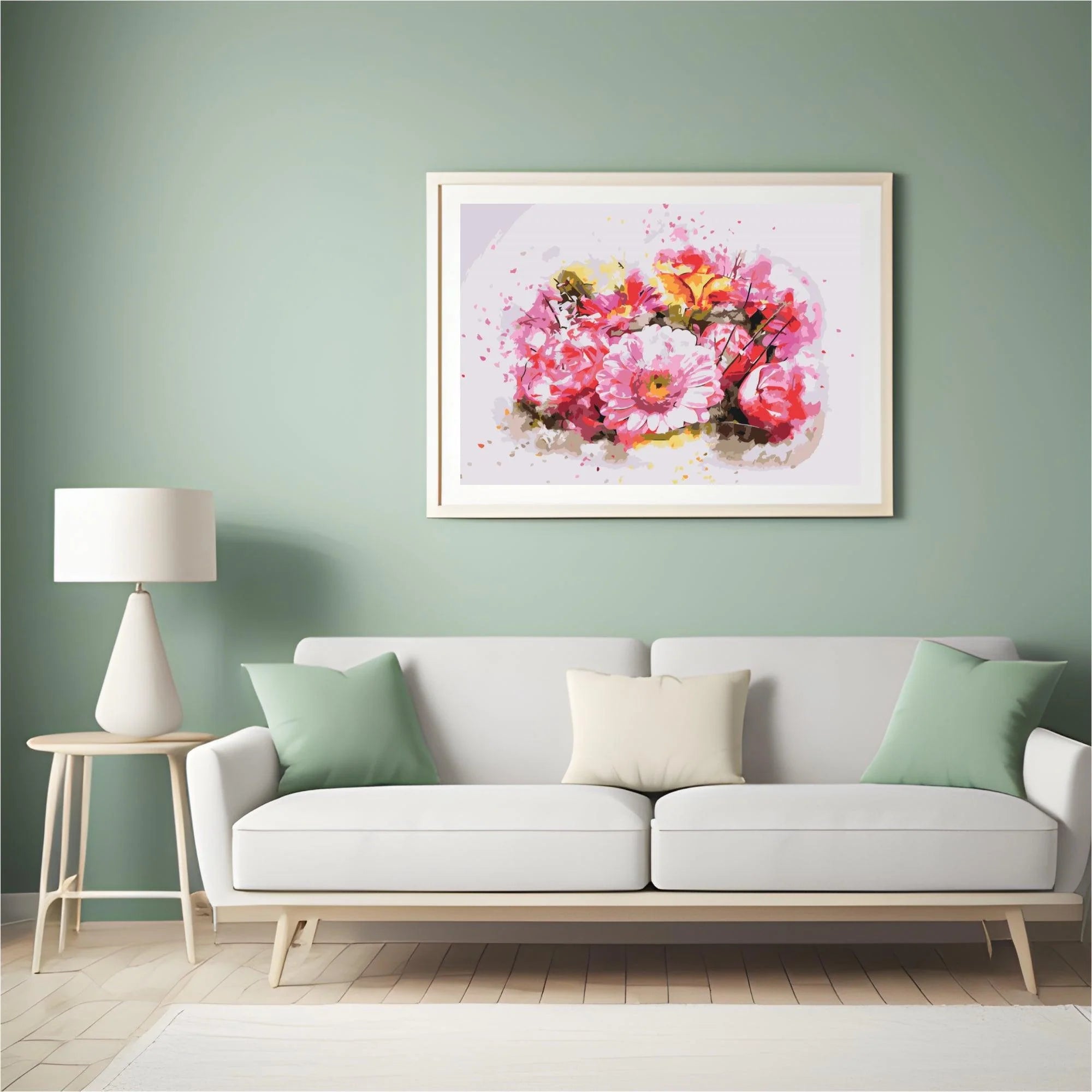 Diamond Painting - Bouquet de fleurs roses - SEOS Shop ®