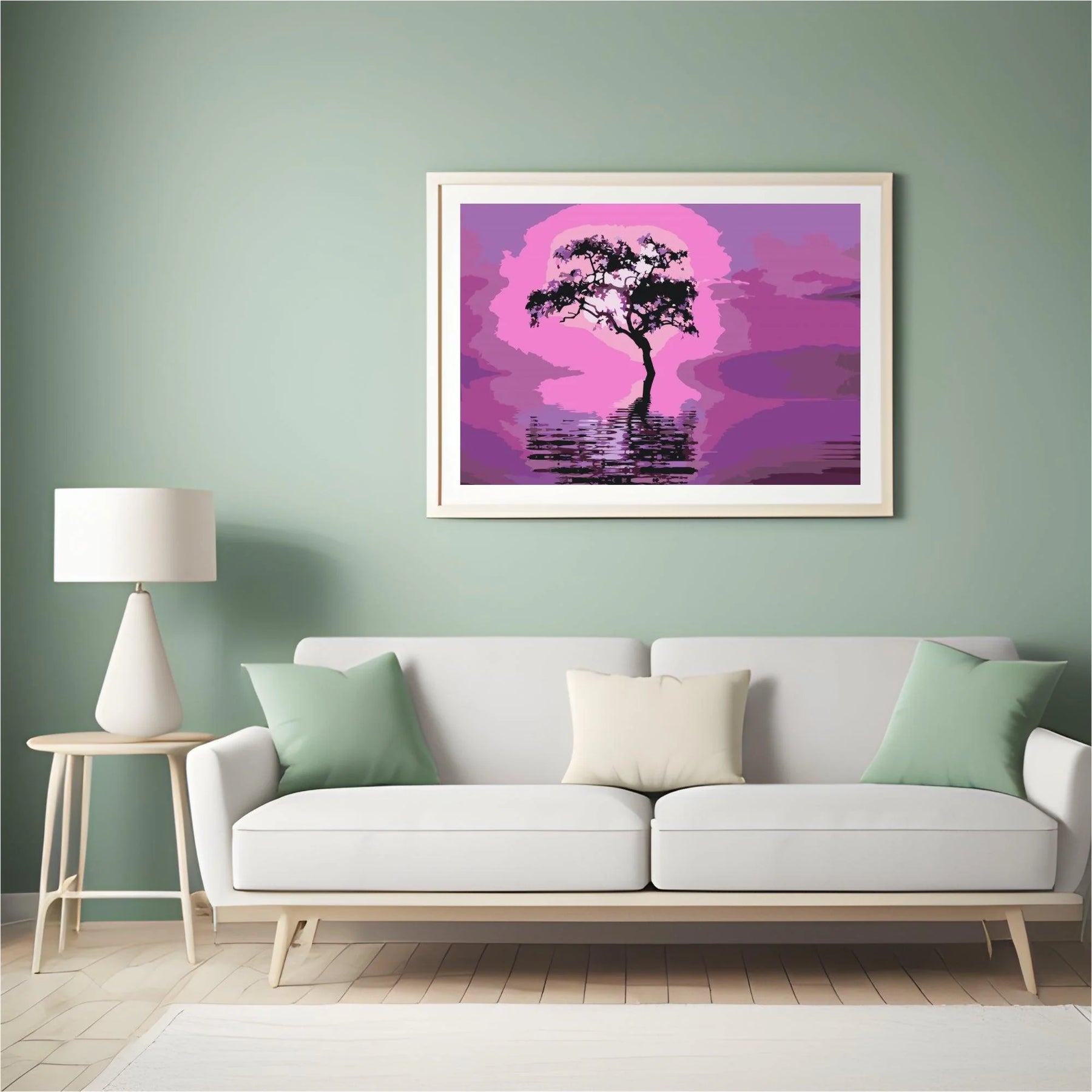 Diamond Painting - Boom au milieu du lac - SEOS Shop ®