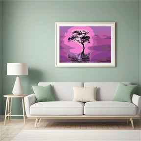 Diamond Painting - Boom au milieu du lac - SEOS Shop ®