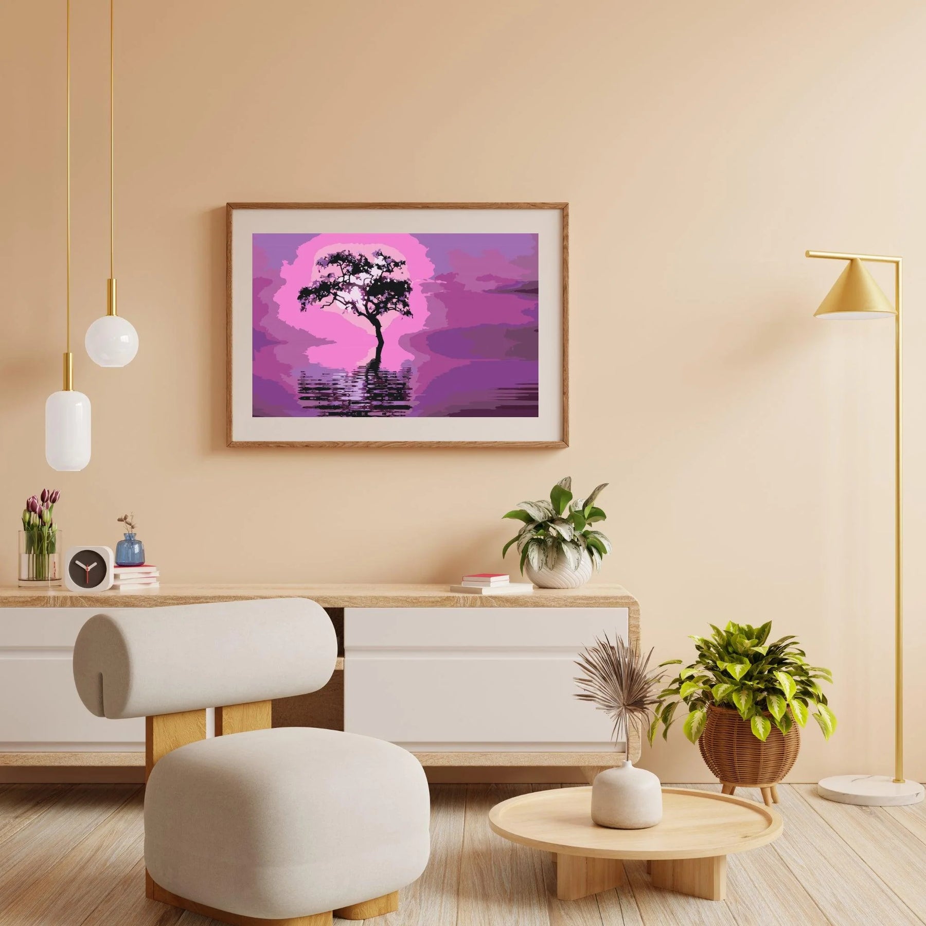 Diamond Painting - Boom au milieu du lac - SEOS Shop ®