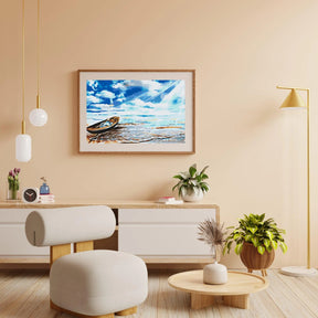 Diamond Painting - Bateau au bord de la mer - SEOS Shop ®