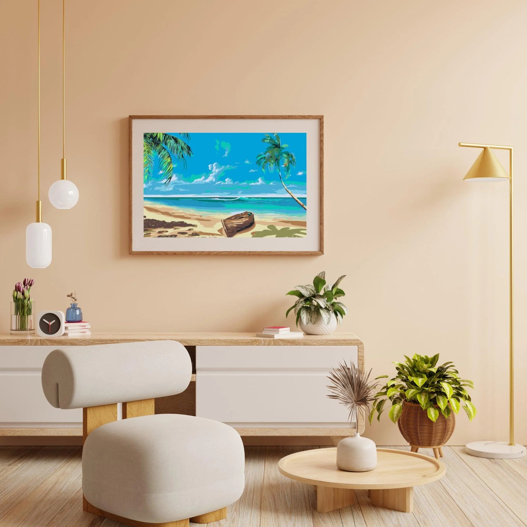 Diamond Painting - Bateau sur la plage - SEOS Shop ®