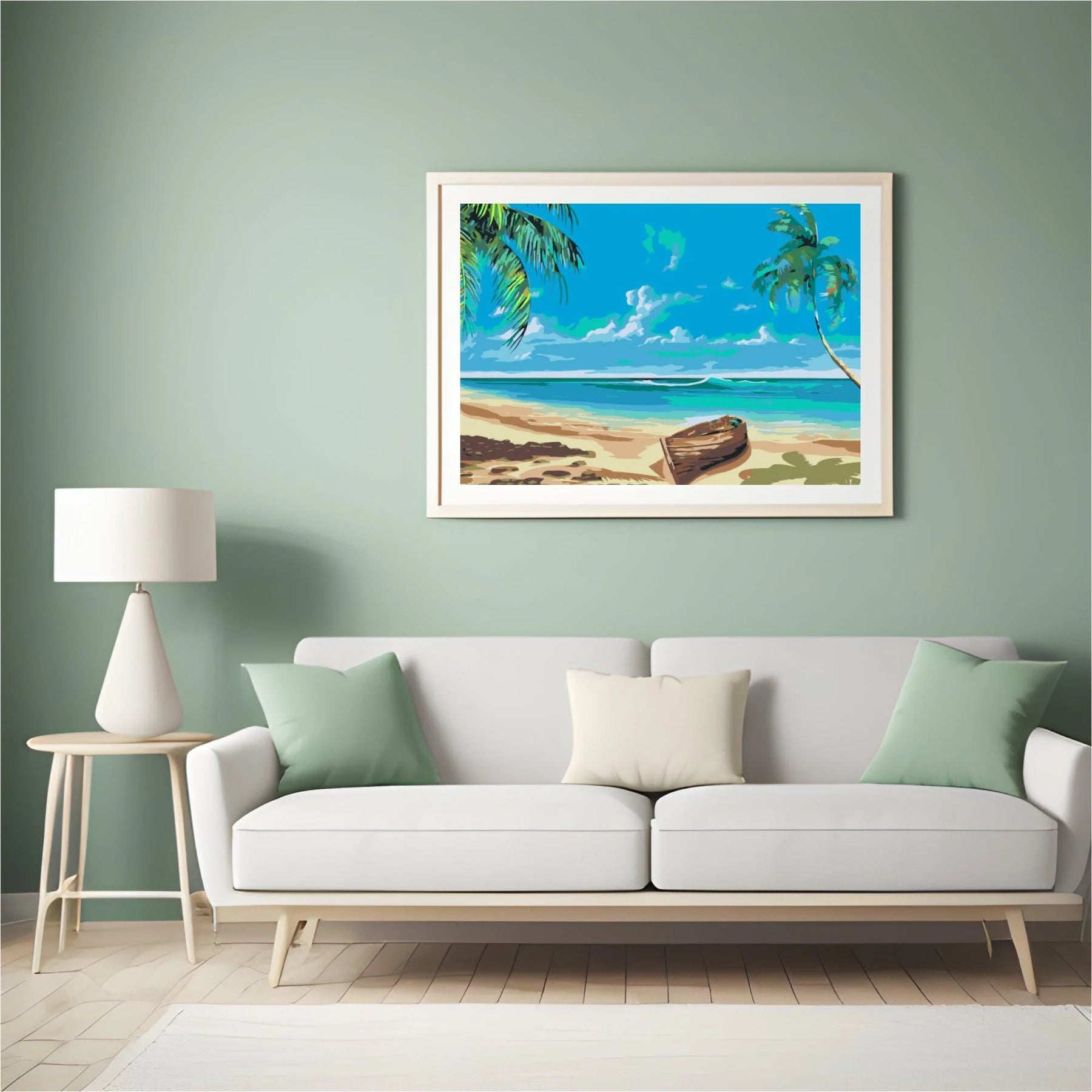 Diamond Painting - Bateau sur la plage - SEOS Shop ®