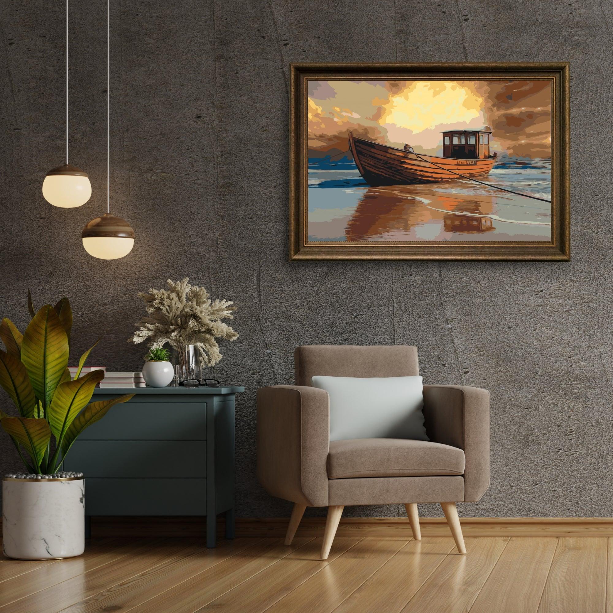 Diamond Painting - Bateau en mer 2 - SEOS Shop ®
