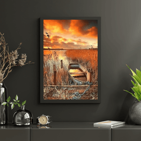 Diamond Painting - Petit bateau au bord de l'eau - SEOS Shop ®
